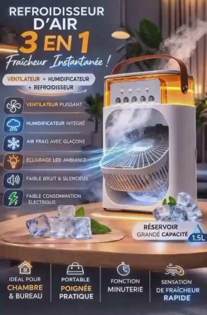 Mini -Climatiseur Portable 3-en-1